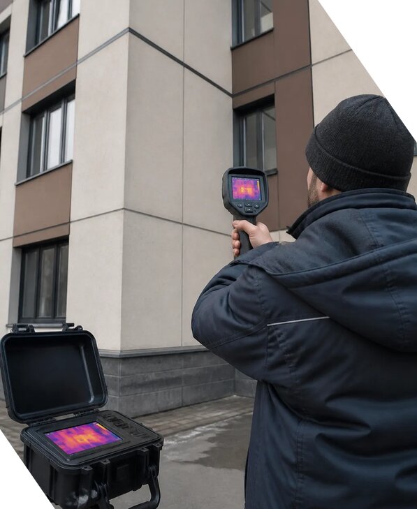 Тепловизионное обследование зданий и сооружений в Георгиевске