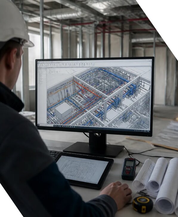 Создание BIM модели инженерных сетей для объектов в Георгиевске